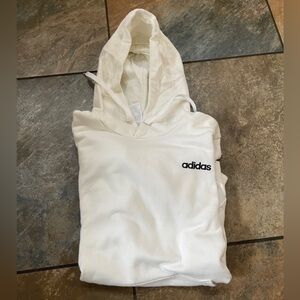 White adidas hoodie